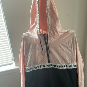 Matching Pink Windbreaker Jacket and Bag set